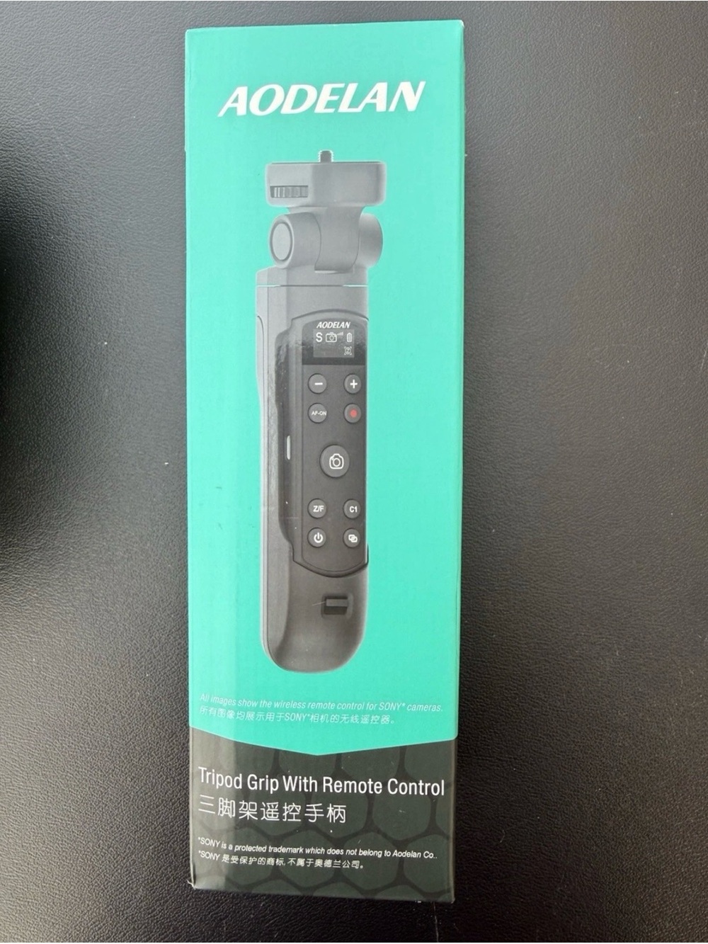 Aodelan Tripod Grip with Remote Control (Upgraded Black for Sony)